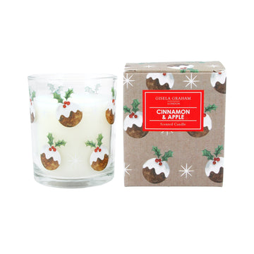 Christmas pudding scented small boxed candle - Daisy Park