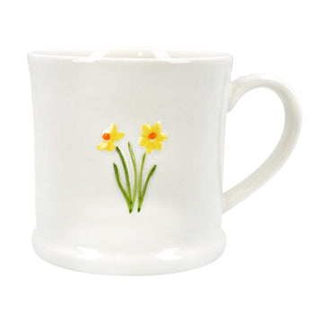 Daffodil stoneware mini mug - Daisy Park