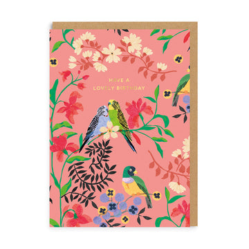 Cath Kidston Have a lovely birthday Summer Birds greeting card - Daisy Park