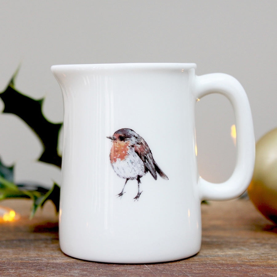 Toasted Crumpet Robin mini jug in a gift box | Daisy Park