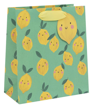 Lively Lemons medium gift bag - Daisy Park