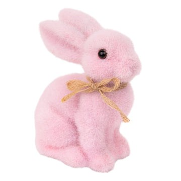 Spring bunny small table decoration 6" - Yellow, pink or green - Daisy Park