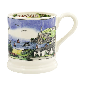 Emma Bridgewater Cornish Beaches 1/2pt mug - Daisy Park