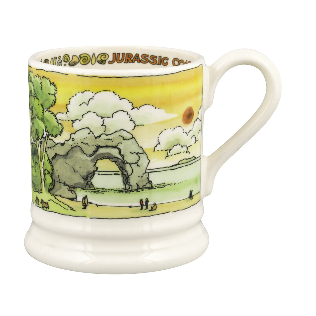 Emma Bridgewater Landscape Of Dreams Jurassic Coastline 1/2 Pint Mug - Daisy Park