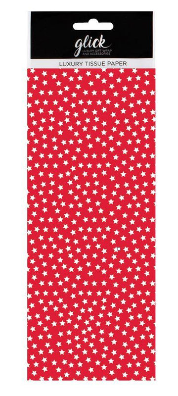 Red Stars Tissue Paper - Daisy Park