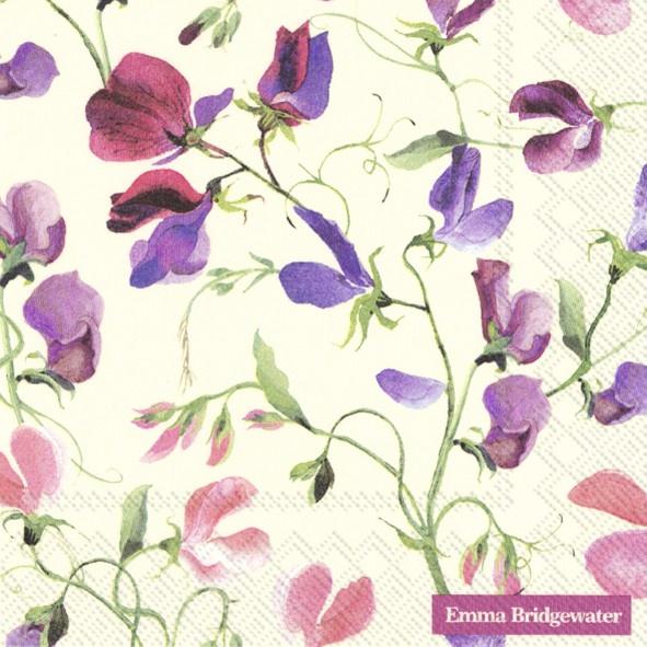 Emma Bridgewater Sweet Pea Cream Lunch Napkins - Daisy Park