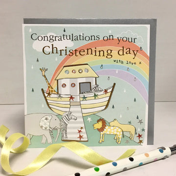 Congratulations on your christening day Card - Daisy Park