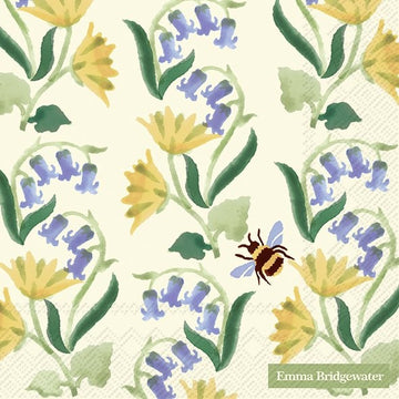 Emma Bridgewater Bluebell & Celandine lunch napkins - Daisy Park